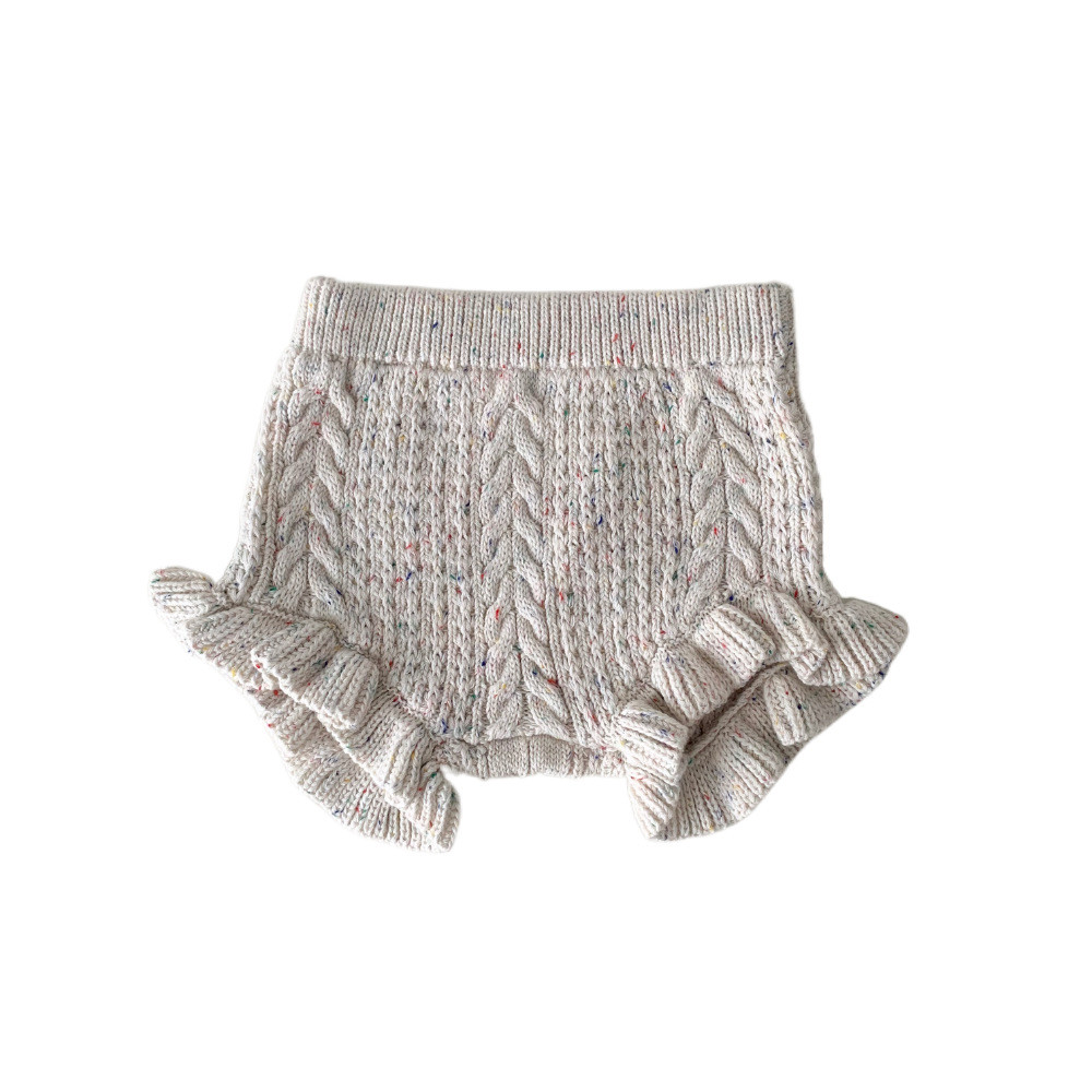 Winter Kids Toddler Girl Pants Children Baby Short Pants Knitted Leggings Baby Knitted Shorts