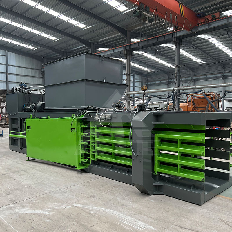 100 Ton 200 Ton Automatic Cardboard Baler 22KW Hydraulic Scrap Baling Press
