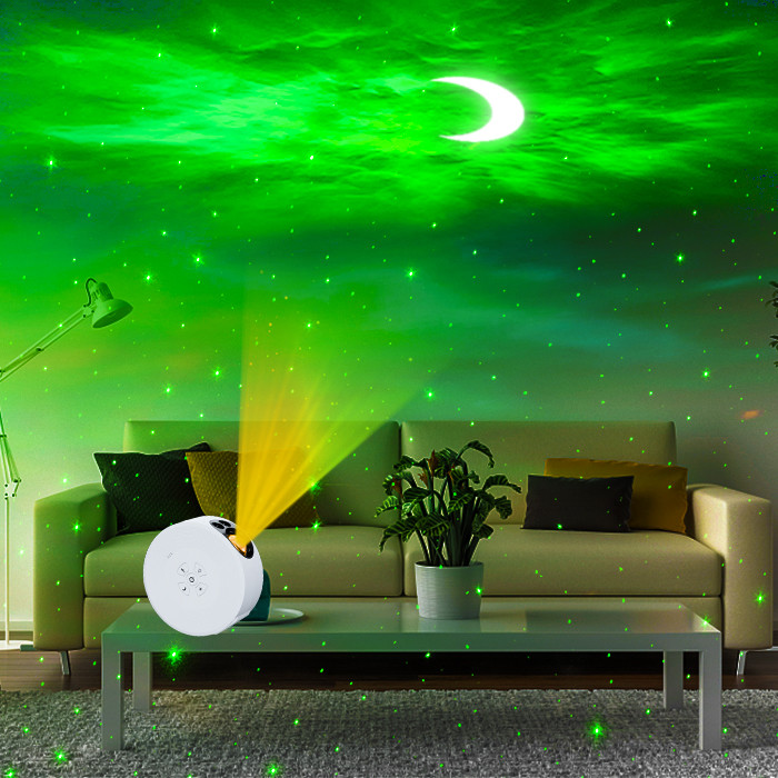 FCC Nebula Moon Star Projector Light Multifunctional RGB LED
