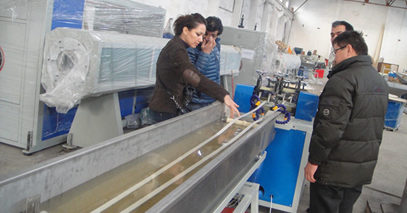 380V PVC Edge Banding Making Machine PVC Sheet Extrusion Machine Production Line
