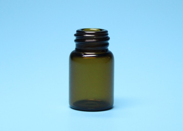 2ml 3ml Transparent or Brown Borosilicate Glass Threaded Bottle