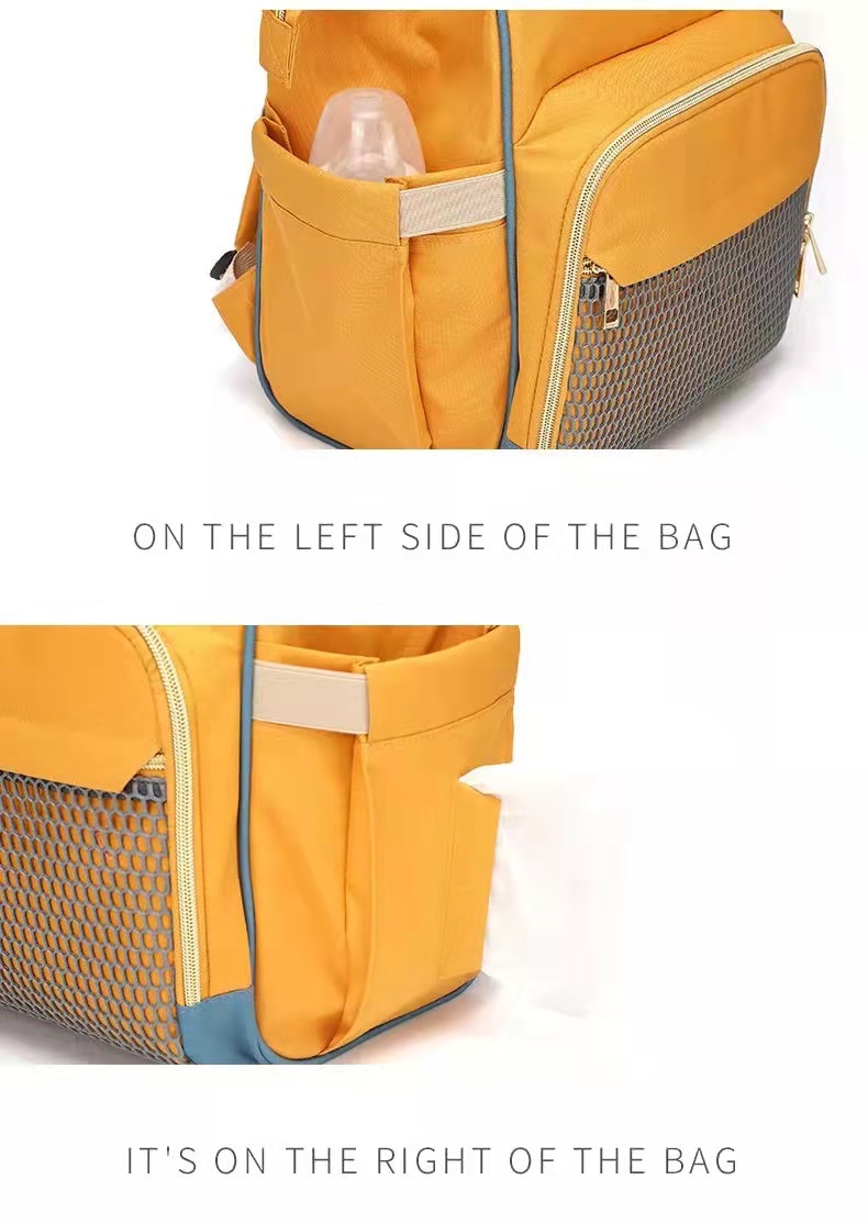 Waterproof Women Backpack Multi-function Diaper Baby Bag With USB Changing Colorful Backpack For Girls