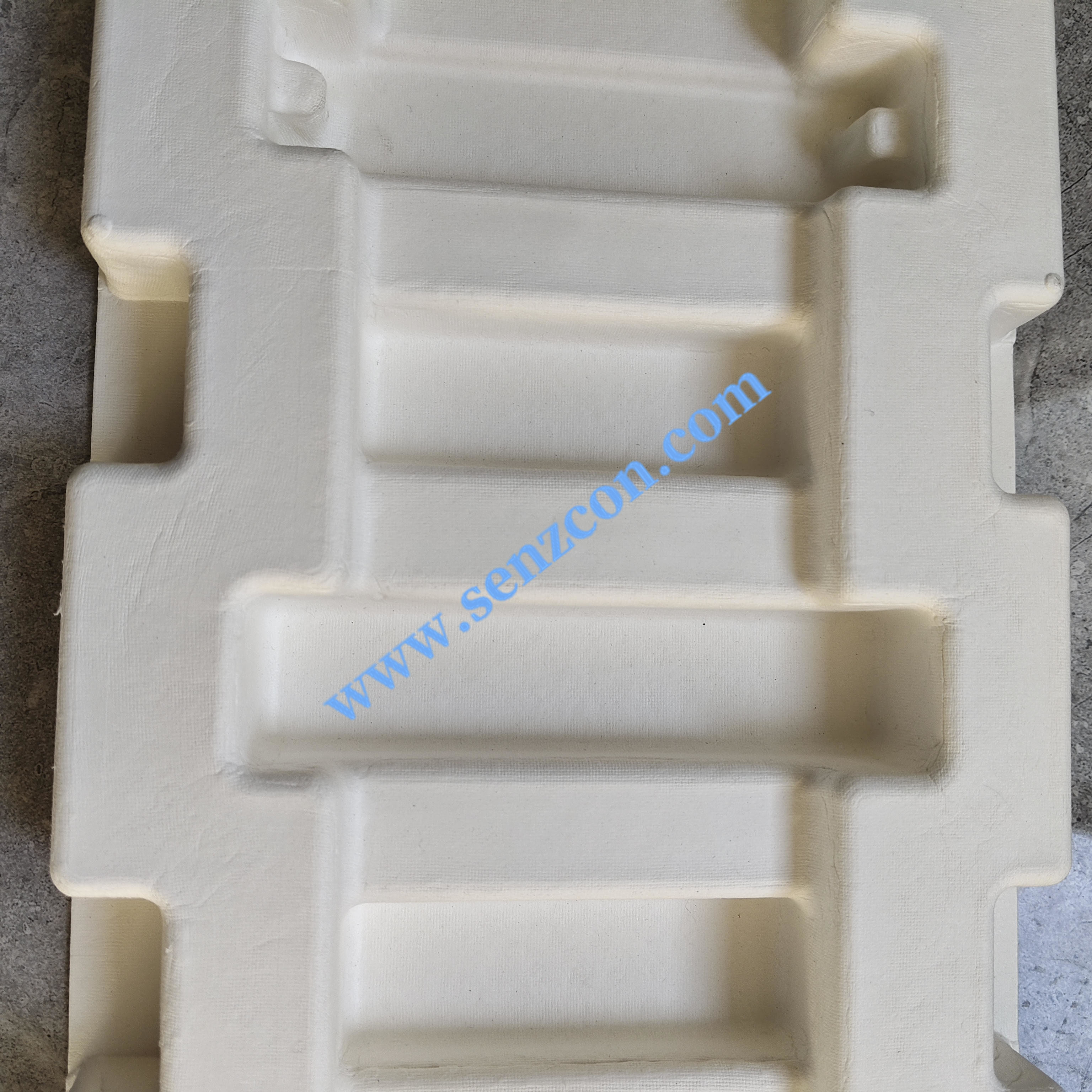 Direct factory supply for customized eco-friendly corrugated pulp molded packaging linings for small household appliances, which are shockproof and