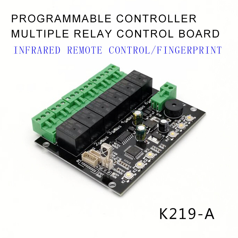 Grow K219-a+R502-Aw Programmable Multiple Relay Fingerprint IR Control Board