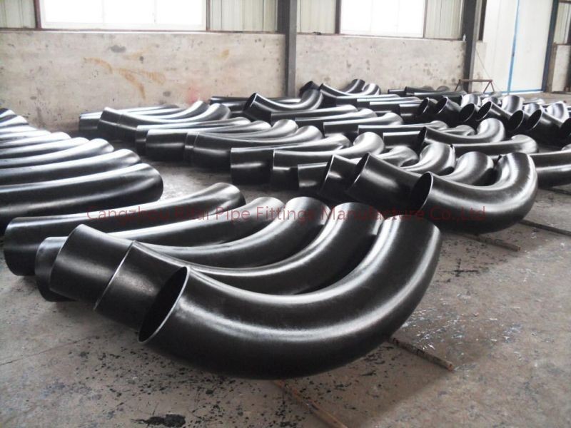 Sch 40 5D Pipe Bends LR API 5L Gr. B Seamless BW Stainless Steel 90 Degree Elbow