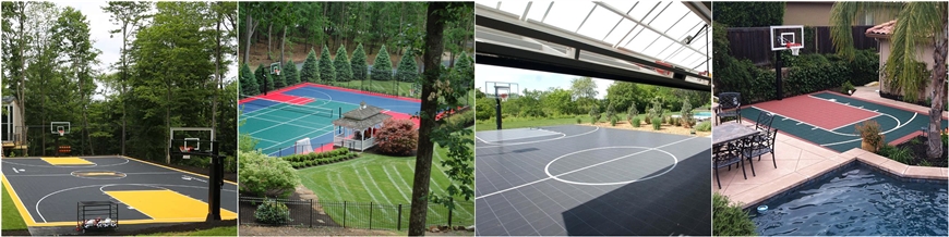 Outdoor basketball flooring interlocking outdoor basketball court flooring plastic sport court tiles