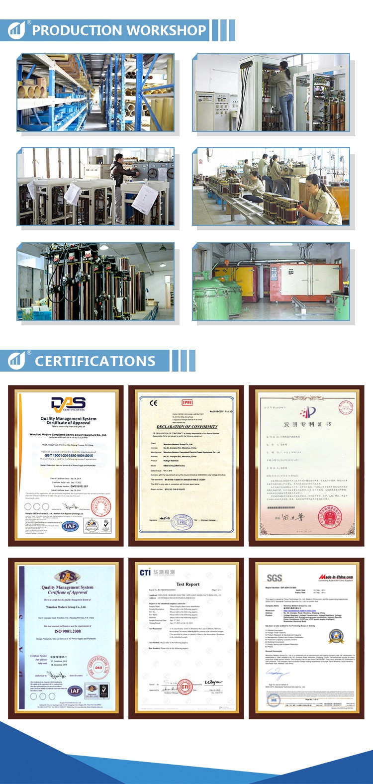 Single And Three Phase Dry Type Transformer 1-1000kva Copper Alumnium