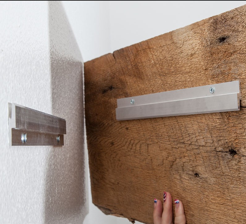 Versatile French Cleat Picture Hook Hanger Kit for Hanging Mirrors Pictures and Shelves