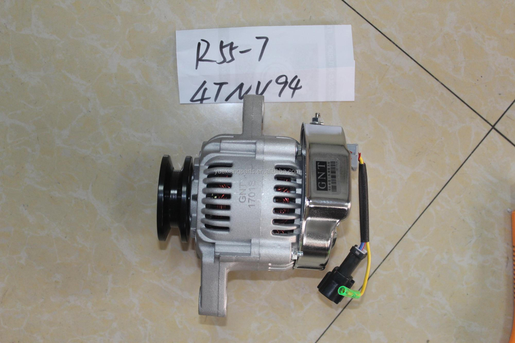 Excavator Spare Parts Engine 119626-77210 Alternator 4TNV94 Generator R60-7 R55-7