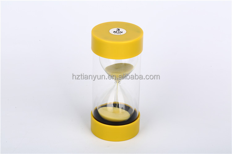 1-30 Minutes Plastic Hourglass Sand Timer Traditional Style