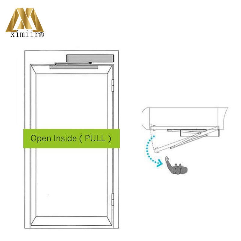 18S Close 2.5M Guide Line Swing Door Closer 2.2M height