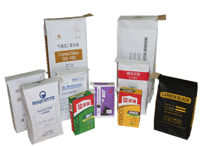 25 KG 50 KG Dry Mortar Multiwall Kraft Paper Bags Industrial Packing Using Paper Bag