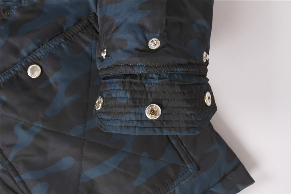 Men's Heavy coats, Men's Heavy jacket, Camo Print, Metal Zipper