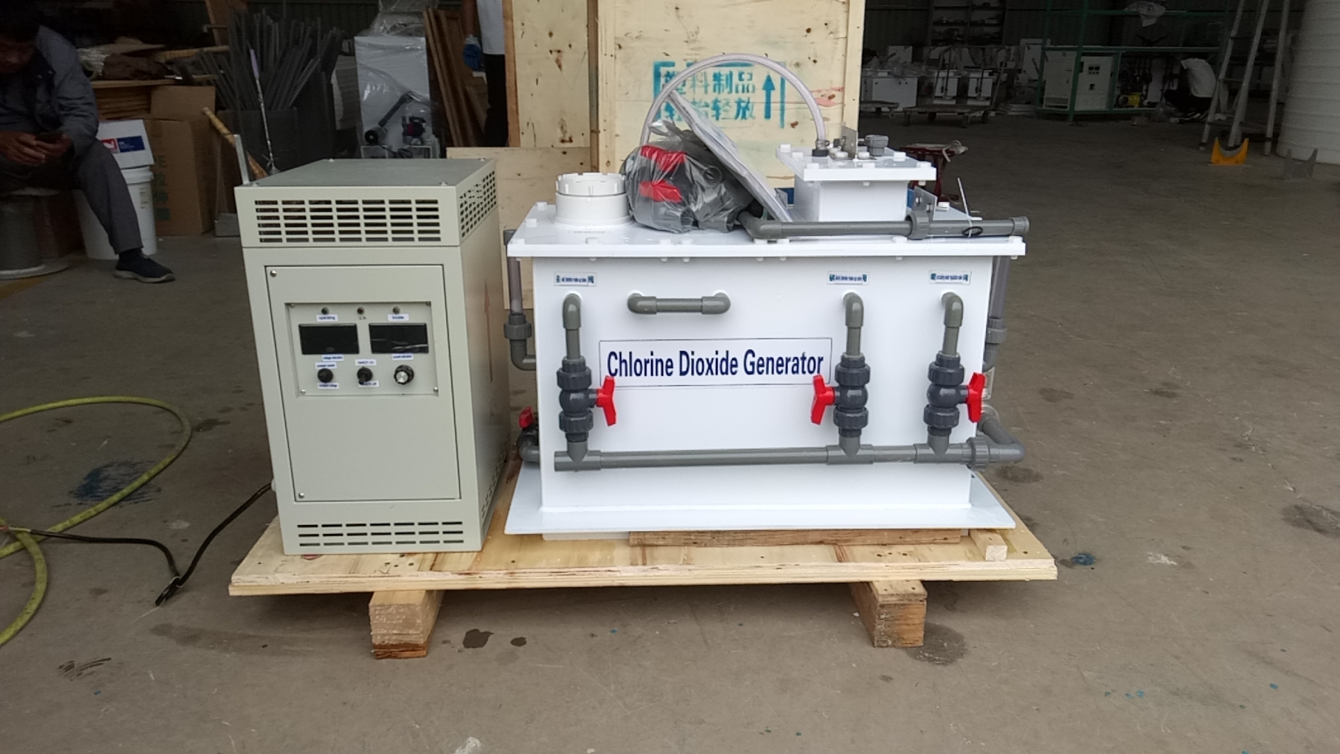 200L/Hour Chlorine Dioxide Generator Salt to Chlorine Converter Machine for Condition