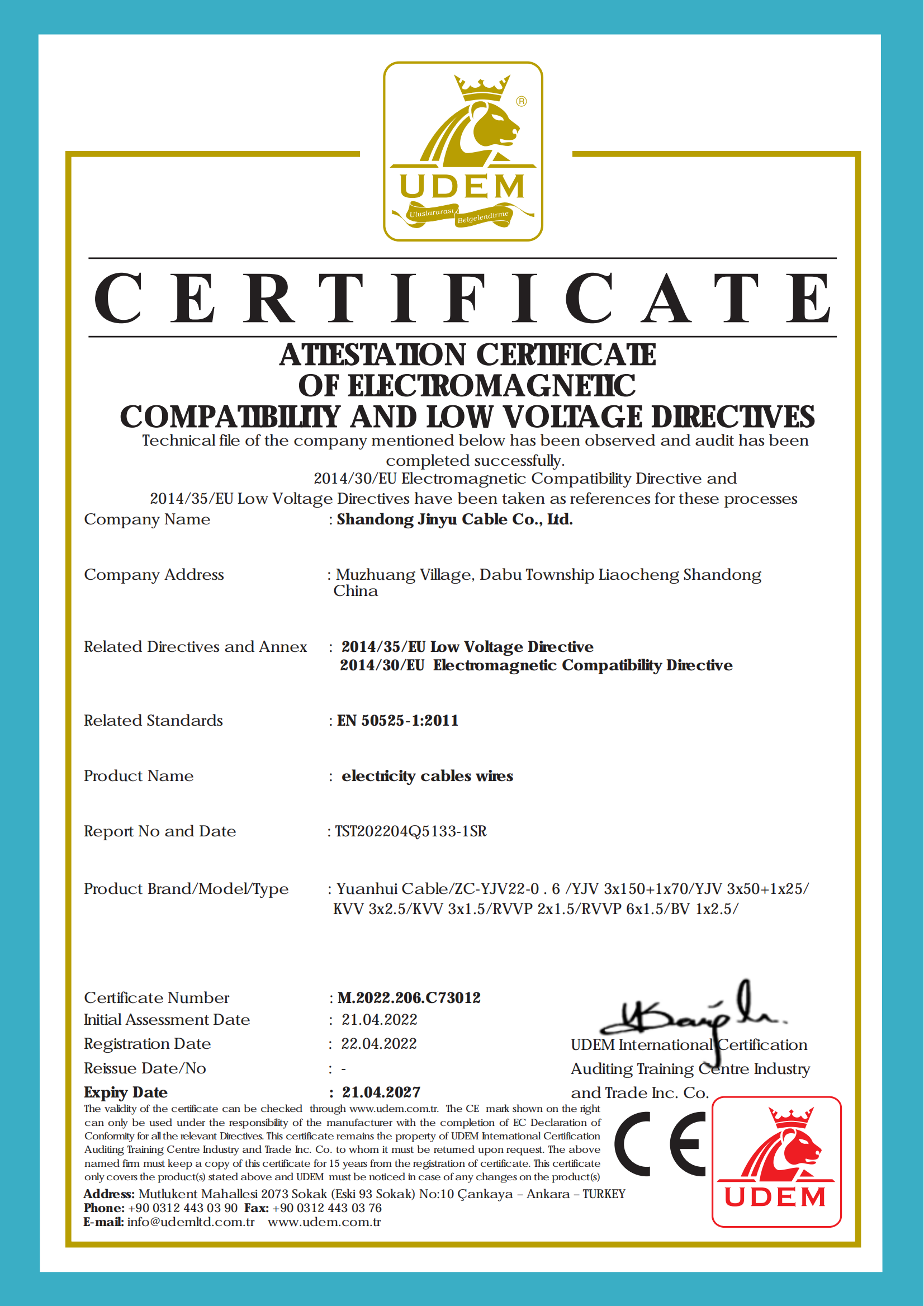 Underground Electrical Armoured Cable Power Cable 25mm 35mm 50mm 70mm 240mm 300mm for High Voltage