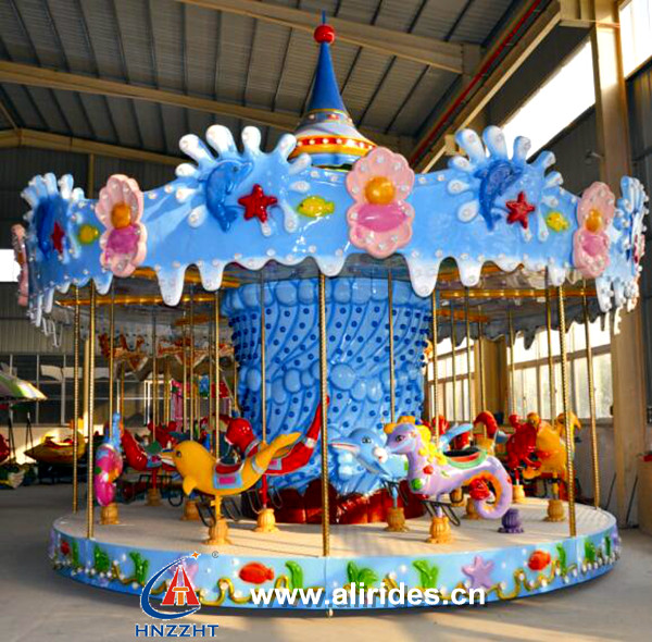 6 8 12 seats mini carousel ride for sale amusement park games