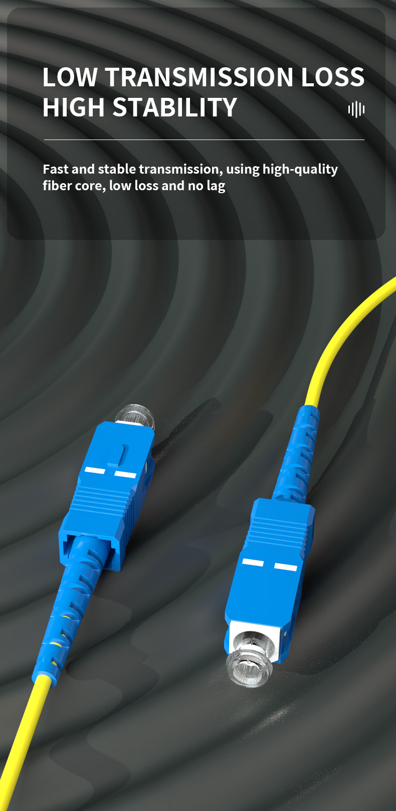 Wavelength 850nm/1310nm/1550nm 12Color-Coded Bunch Ribbon Type SC Fiber Optic Pigtails