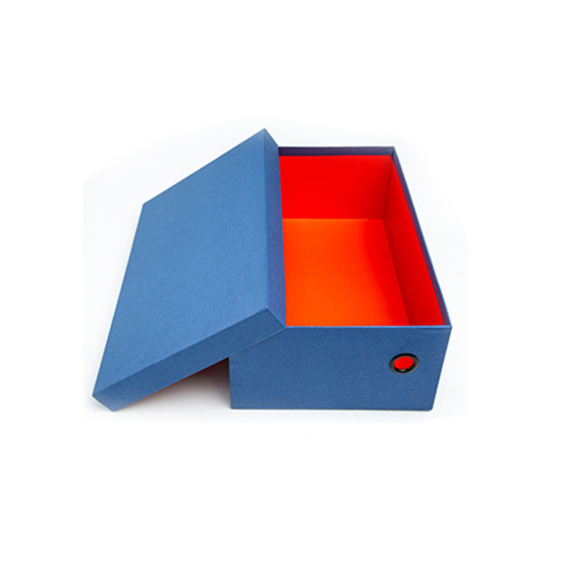 10x8x4 Paperboard Colored Mailer Boxes Storage With Rigid Lid Base Custom Printed