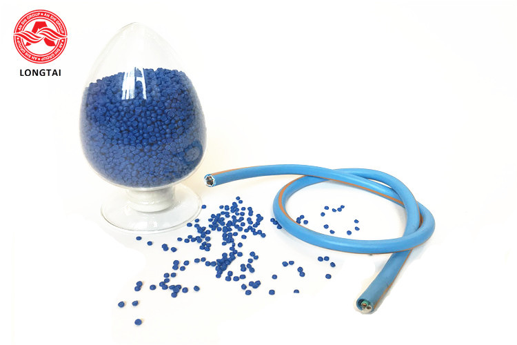 Colorful Rigid Pvc Granules , Flame Retardant Pvc Compound 70℃ Temperature Resistance