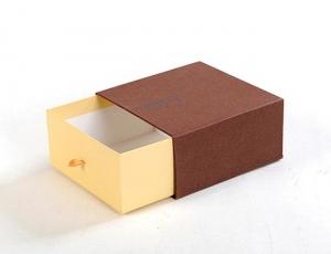 Buy cheap Pure Color Paper Drawer Boxes Kraft Drawer Box  Shoes And Suit Packing product