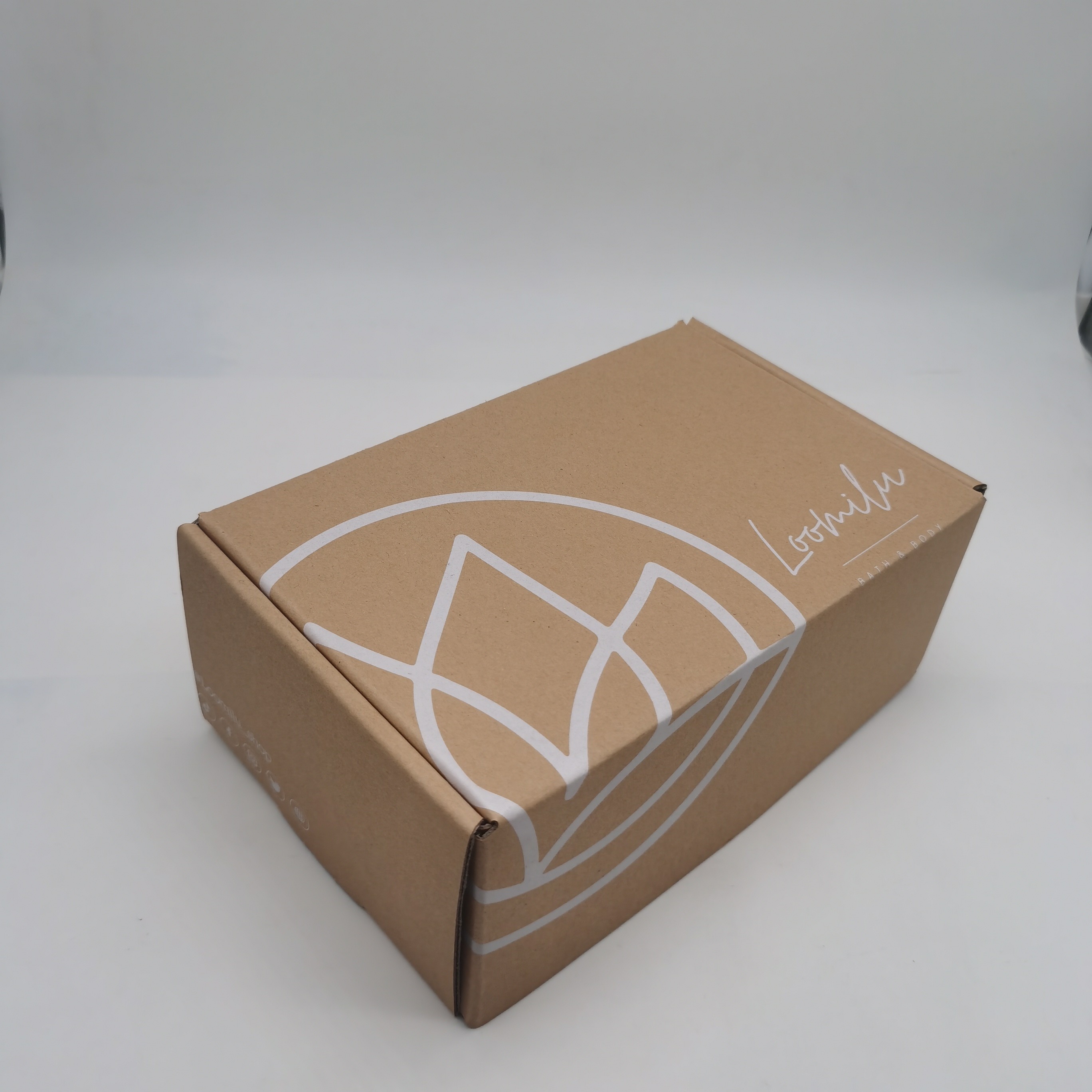 Printed Cardboard CMYK Kraft Corrugated Mailer Boxes For Skincare/Cosmetic