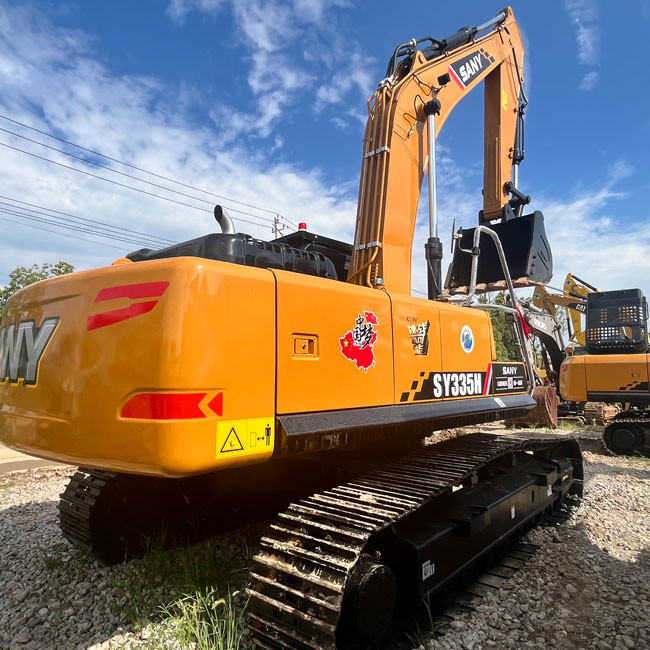 Large Crawl Excavator Used SANY SY335H 1.65m³ Bucket Capacity 33tons