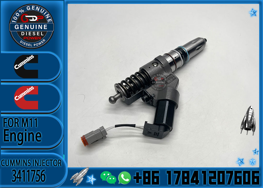 Diesel Fuel Injector common rail injector 3411761 CUM-MINS M11 3411761 4903084 4061851 4902921 3411752 3411753 3411756