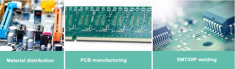 Aluminum Blind Vias OSP 2oz PCBA Printed Circuit Board Assembly