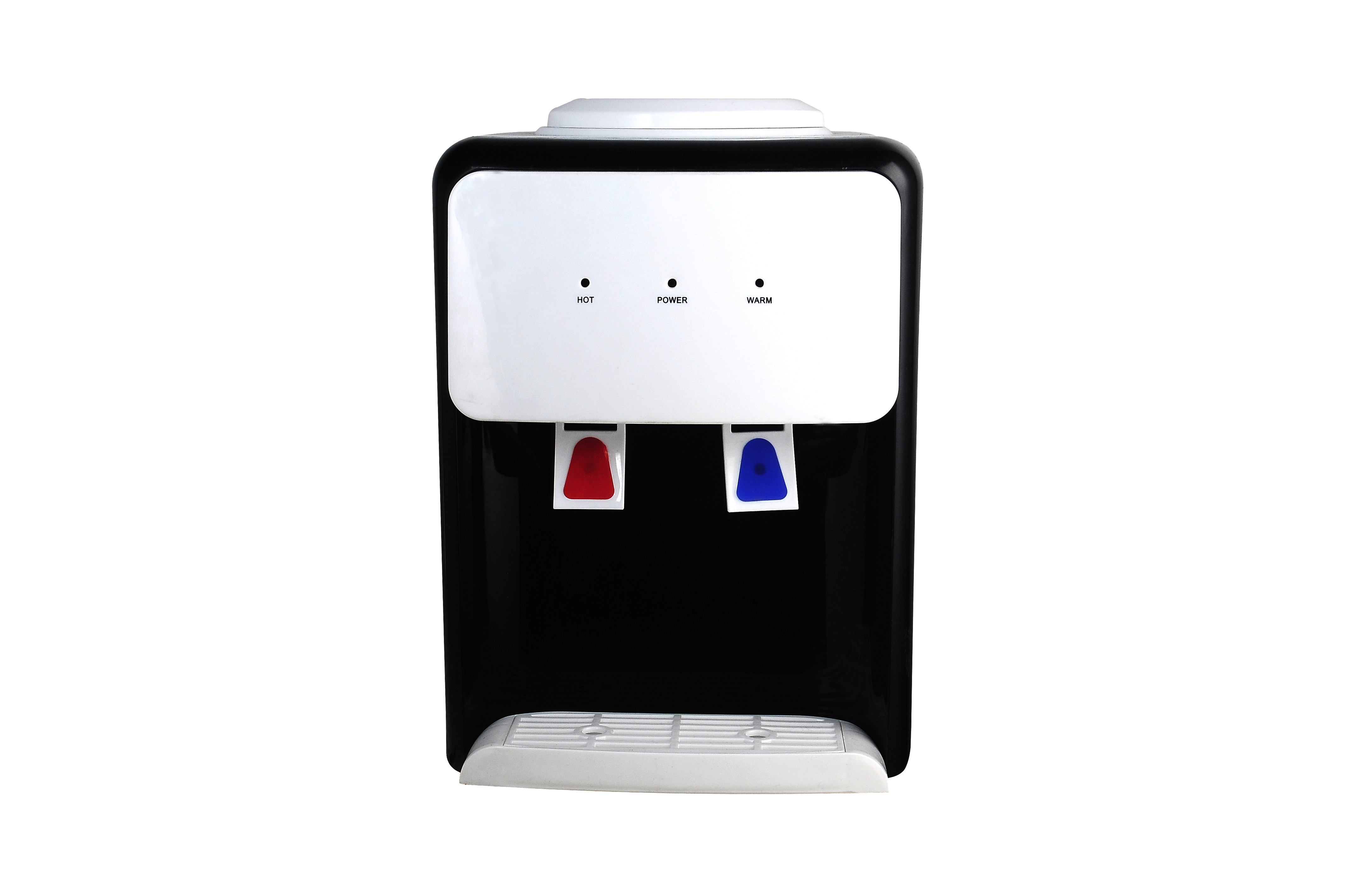 White And Black Mini Desktop Water Dispenser Cooler With Electronic Cooling