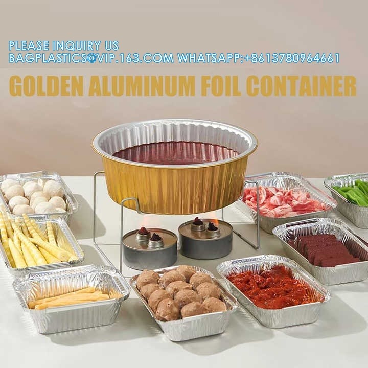 2200ml/4.85LB, Sturdy Aluminum Foil Pans With Lids For Cooking, Baking, Reheating, Freezer, Oven, Recyclable
