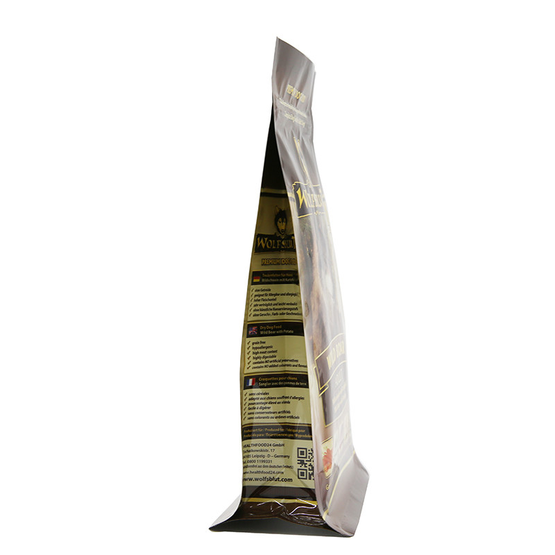 Mylar PET Food Packaging Bag 2KG 5KG 10KG Side Gusset For Animal