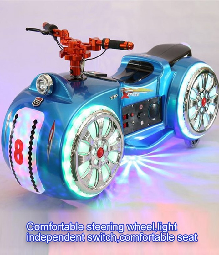 Future Chariot Coin Operated Kids Bumper Car Square Park Small Amusement Equipment