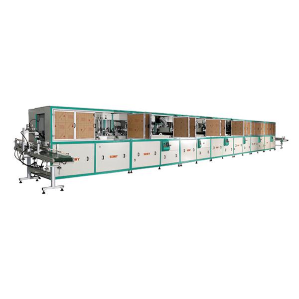 5~30 Liter Round Bucket Automatic Screen Printing Machine For Pails 12 Colors 0