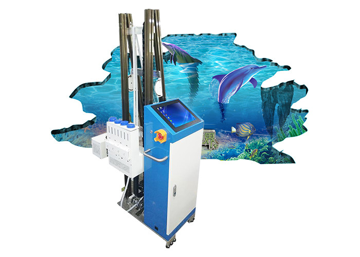 Intelligent Vertical 3D Wall Painting Printer 2.5m high Dimension
