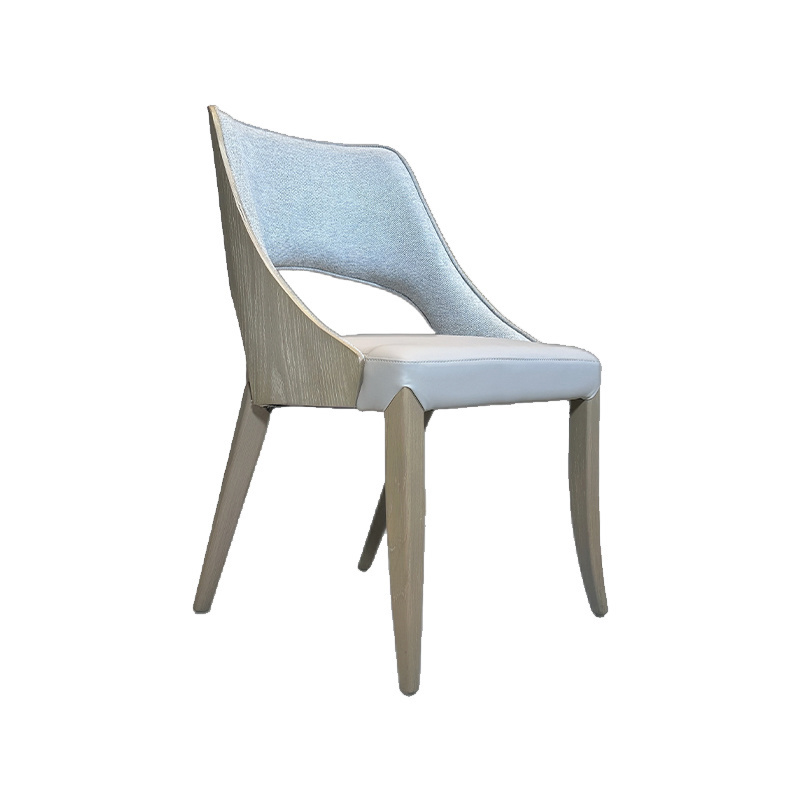 Wholesale Modern Solid Wood Leather Fabric Chair Restaurant Dining Room Hotel Furniture