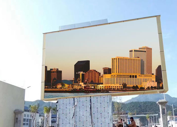 Ultra Wide Viewing Angle Low Power Consumption P10 Time Square Digital Billboard