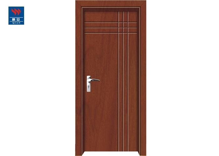Exterior Solid Board Single Leaf Doors Design Fire Rated Wooden Door