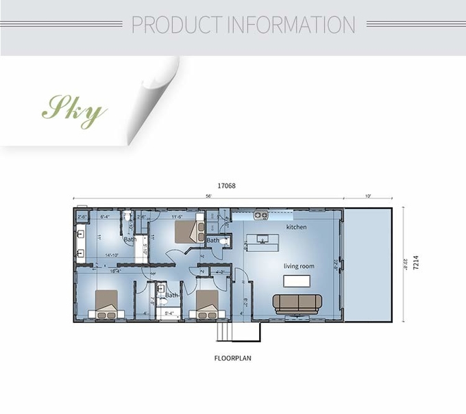 ICC EN-1090 Light Frame Prefab Steel Mobile House Villa Kits Wooden Bungalows