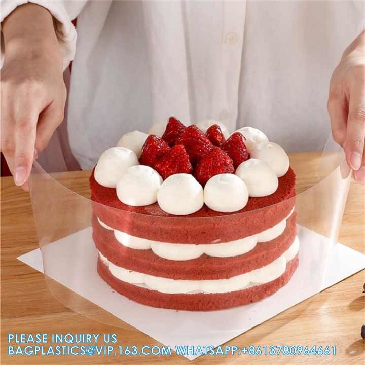 Kitchen Tools Bakeware Decoration Mousse Cake Decoration Tools Baking Desserts Cake Surround Cake Collar Wrap
