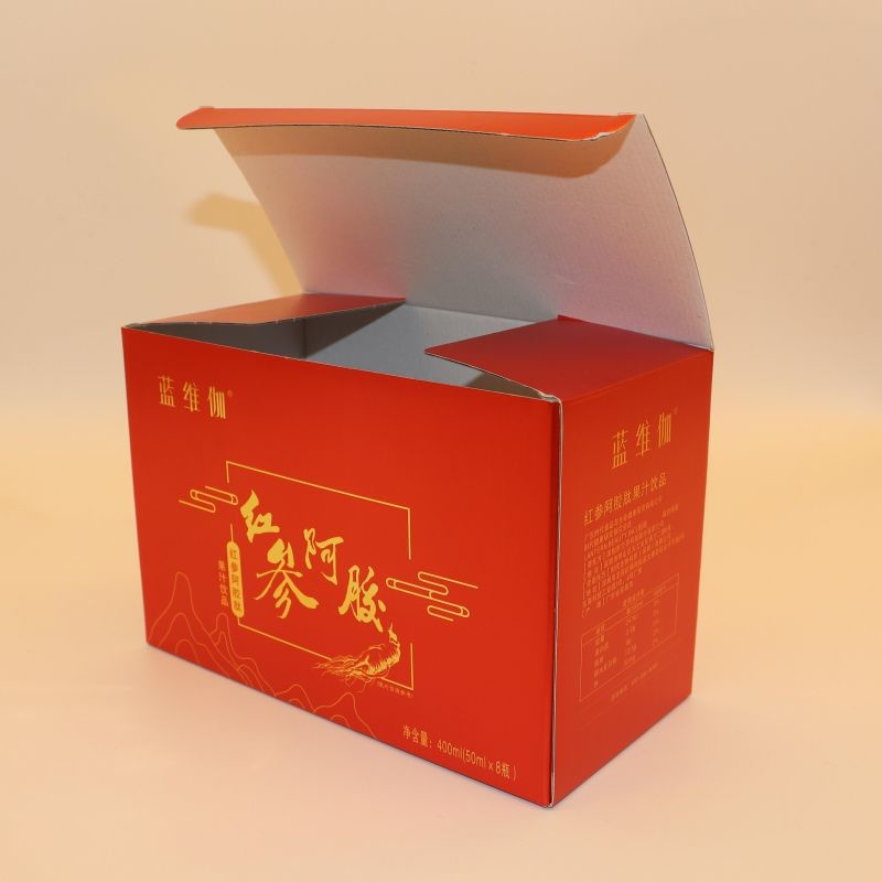 Kraft Disposable Food Packing Boxes For Donkey Hide Gelatin ODM