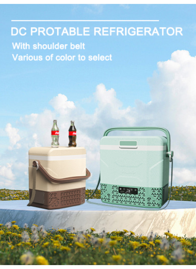 Grade 1 Energy Efficiency 12L Car Portable Fridge Freezer for Camping and Travel