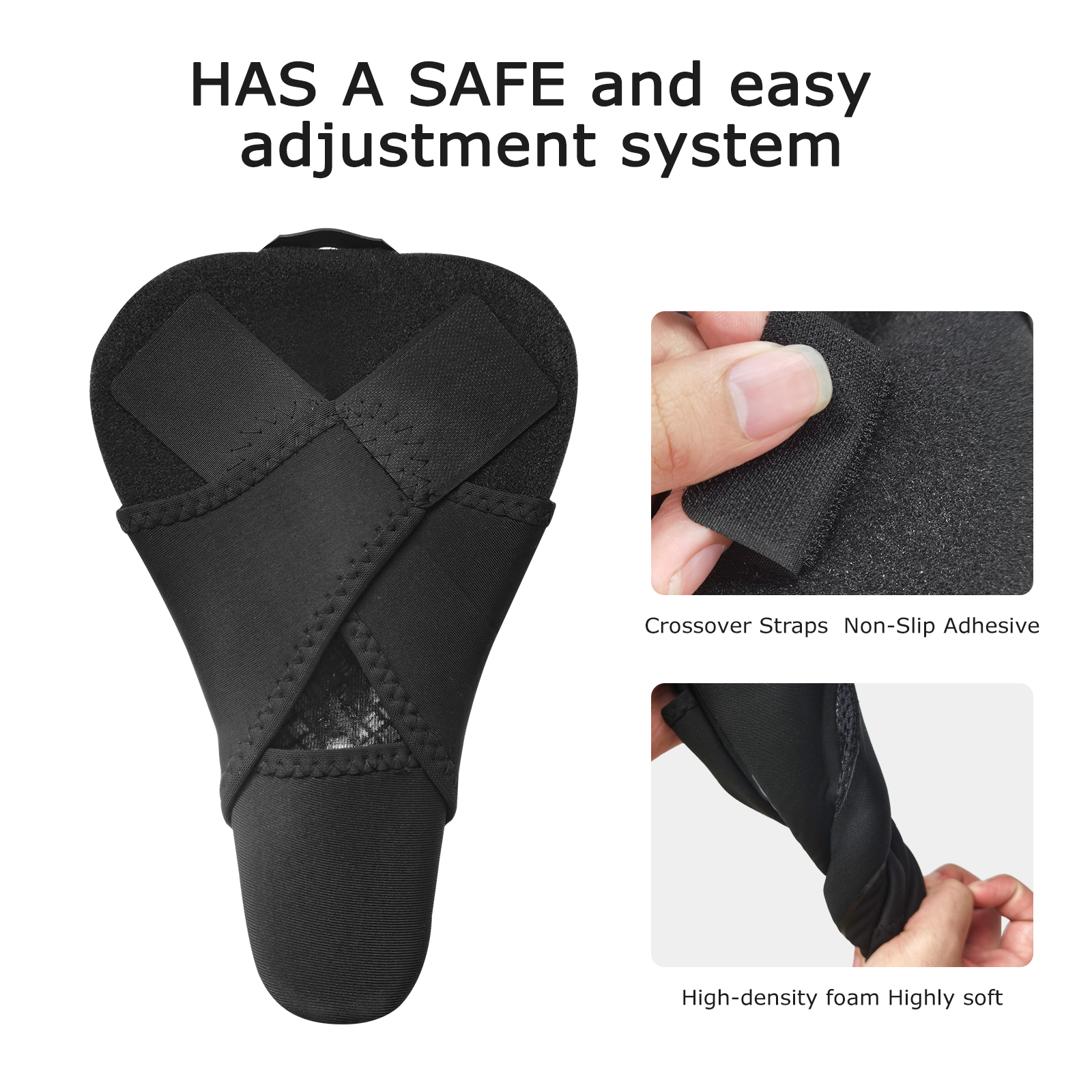 Bike And Cycle Accessories , 3CM Thick Bike Seat Sponge Imitation Leather