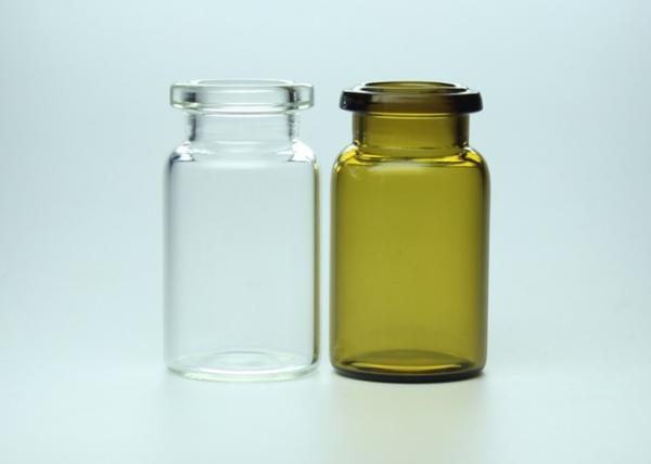 Quality 6ml Clear Or Amber Pharmaceutical Borosilicate Glass Tube Vials for sale