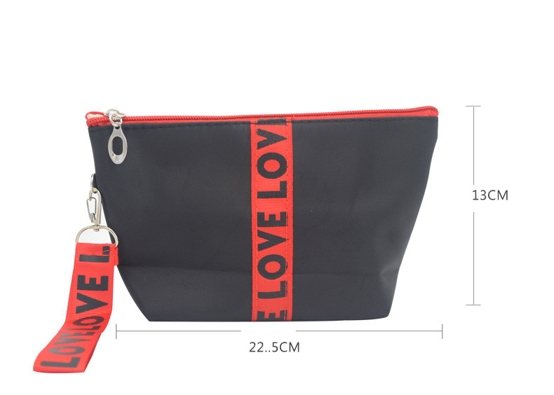 Low Moq Cheap Cosmetic Bags , Polyester Cosmetic Organizer Bag For Girls