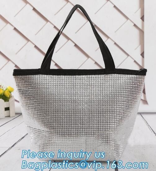 cooler bag waterproof oxford shoulder bag ice pack thermal picnic lunch box vehicle insulation bag for meal drinks pack