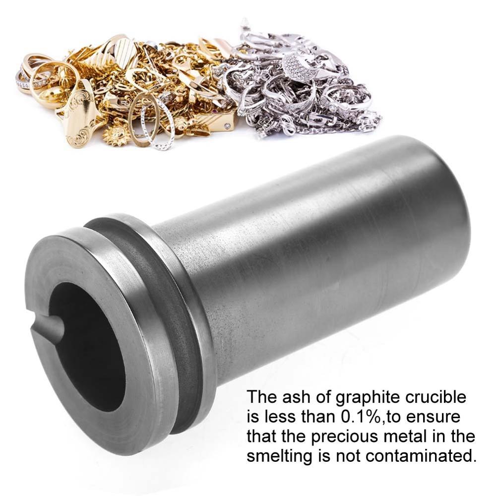 1kg/2kg/3kg tabletop High Purity Graphite Crucible For Jewelry Metal Melting