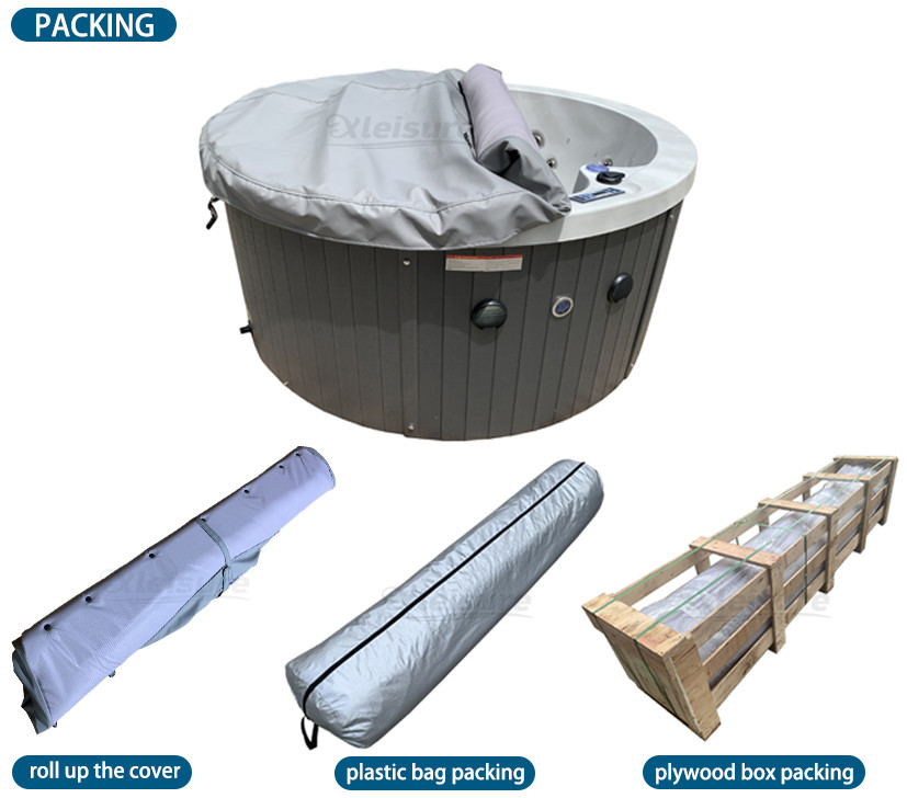 Top Quality hot tub cover spa dome enclosure round spa rollover cover for outdoor bath spa