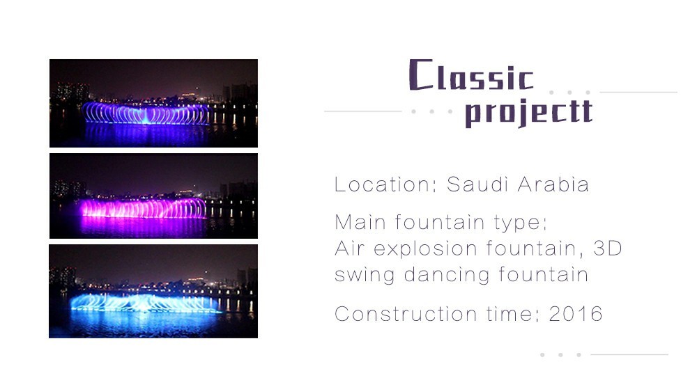 Programmable Water Curtain Fountain , Graphic Water Curtain Sprinkler