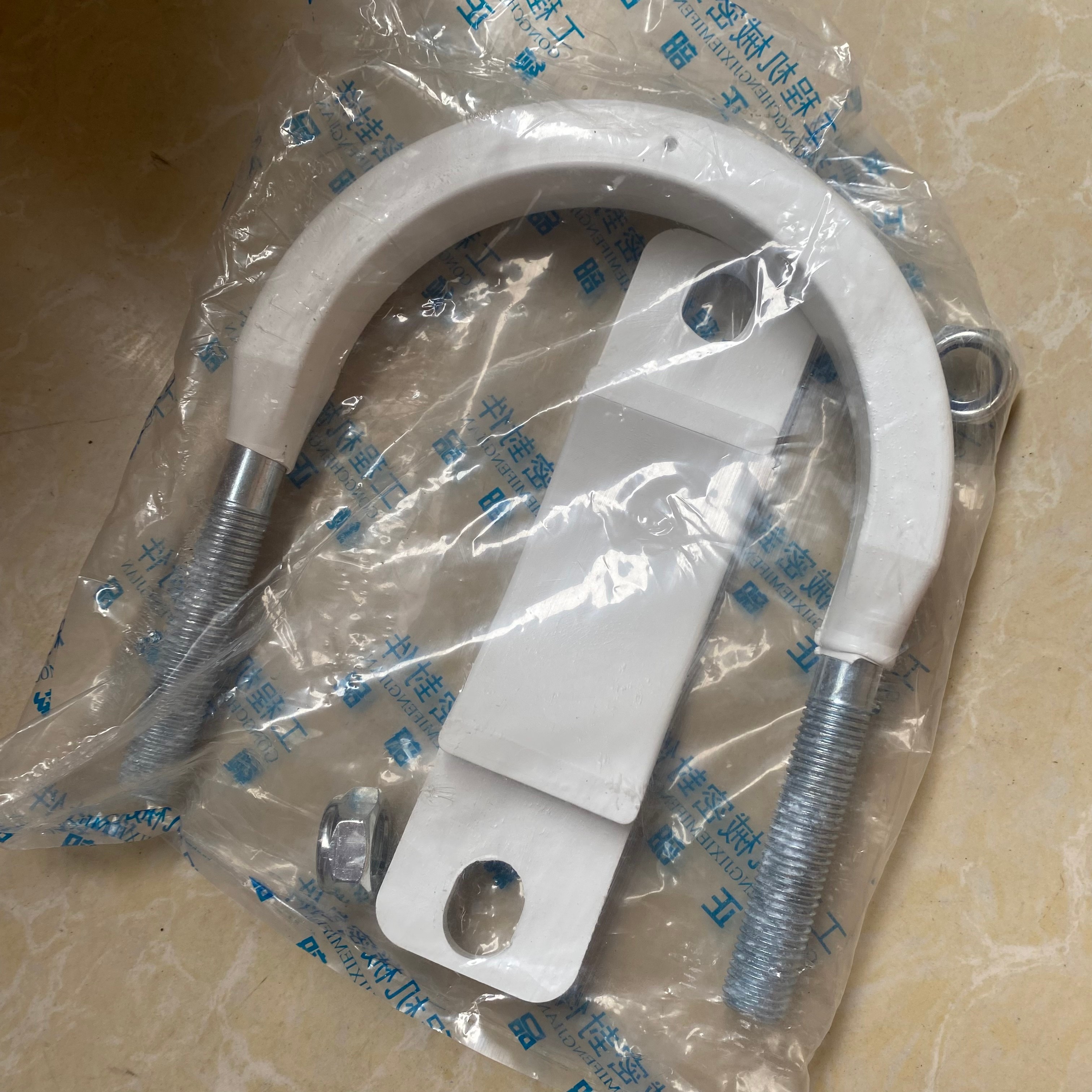 U-Type Clamp Fittings White Color For Putzmeister Sany Zoomlion Concrete Pump Trucks