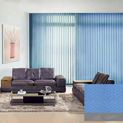 Decorative Vertical Intelligent Window Blinds Polyester Material